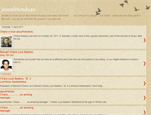 Tablet Screenshot of jesusfriends4u.blogspot.com