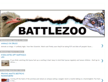 Tablet Screenshot of battlezoo.blogspot.com