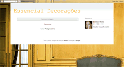 Desktop Screenshot of essencialdecor.blogspot.com