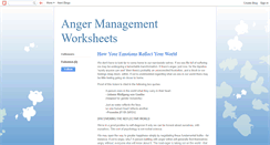 Desktop Screenshot of angermanagementworksheets.blogspot.com