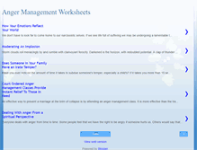 Tablet Screenshot of angermanagementworksheets.blogspot.com