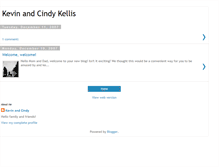 Tablet Screenshot of kevinandcindy.blogspot.com