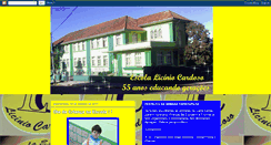 Desktop Screenshot of escolaliciniocardoso.blogspot.com