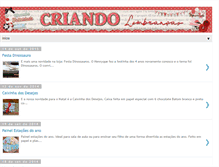 Tablet Screenshot of criandolembranca.blogspot.com