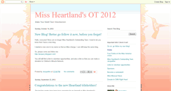 Desktop Screenshot of missheartlandot2012.blogspot.com