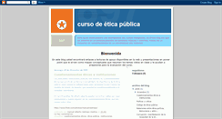 Desktop Screenshot of cursodeeticapublica.blogspot.com