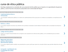 Tablet Screenshot of cursodeeticapublica.blogspot.com