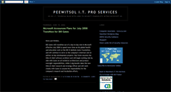 Desktop Screenshot of peewitsol.blogspot.com