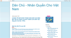 Desktop Screenshot of nhanquyenchovn.blogspot.com