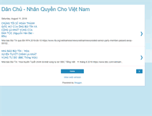 Tablet Screenshot of nhanquyenchovn.blogspot.com