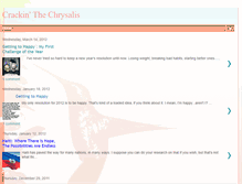 Tablet Screenshot of crackinthechrysalis.blogspot.com