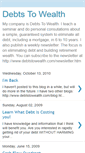 Mobile Screenshot of debtstowealth.blogspot.com