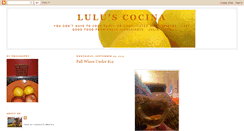 Desktop Screenshot of luluscocina.blogspot.com