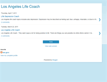 Tablet Screenshot of los-angeles-life-coach.blogspot.com