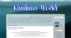Desktop Screenshot of muslima-world.blogspot.com