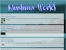 Tablet Screenshot of muslima-world.blogspot.com