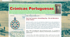 Desktop Screenshot of cronicas-portuguesas.blogspot.com
