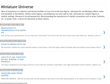 Tablet Screenshot of miniatureuniverse.blogspot.com