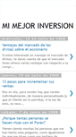Mobile Screenshot of mimejorinversion.blogspot.com