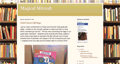 Desktop Screenshot of magicalmitzvah.blogspot.com