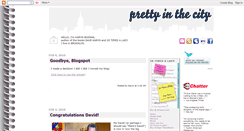 Desktop Screenshot of prettyinthecity.blogspot.com