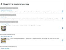 Tablet Screenshot of disasterindomestication.blogspot.com