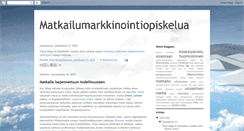 Desktop Screenshot of matkailumarkkinointiopiskelua.blogspot.com