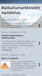 Mobile Screenshot of matkailumarkkinointiopiskelua.blogspot.com