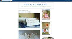 Desktop Screenshot of pelicanbayweddings.blogspot.com