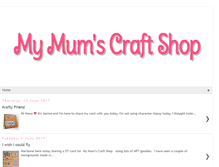 Tablet Screenshot of mymumscraftshop.blogspot.com