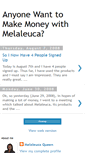 Mobile Screenshot of moneywithmelaleuca.blogspot.com