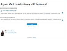 Tablet Screenshot of moneywithmelaleuca.blogspot.com