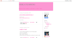 Desktop Screenshot of erikafilmberg.blogspot.com