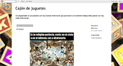 Desktop Screenshot of cajon-de-juguetes.blogspot.com