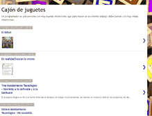 Tablet Screenshot of cajon-de-juguetes.blogspot.com