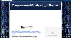 Desktop Screenshot of programmable-message-board.blogspot.com
