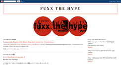 Desktop Screenshot of fuxxthehype.blogspot.com