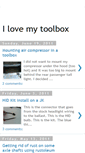 Mobile Screenshot of lovemytoolbox.blogspot.com