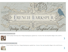 Tablet Screenshot of frenchlarkspur.blogspot.com