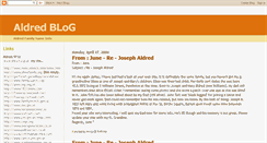 Desktop Screenshot of aldred.blogspot.com