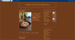 Desktop Screenshot of aidans-place-granola.blogspot.com