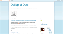 Desktop Screenshot of dollopofdesi.blogspot.com