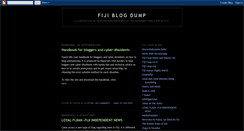 Desktop Screenshot of fijiblogdump.blogspot.com