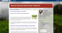 Desktop Screenshot of bestexternalhemorrhoidtreatment.blogspot.com