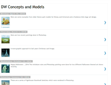 Tablet Screenshot of dwconceptsandmodels.blogspot.com