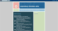 Desktop Screenshot of expositorychristianskits.blogspot.com