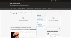 Desktop Screenshot of glee-zone.blogspot.com