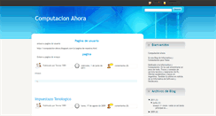 Desktop Screenshot of computacion-ahora.blogspot.com