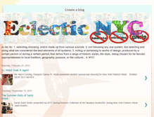 Tablet Screenshot of eclecticnyc.blogspot.com