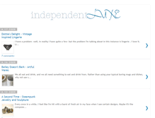 Tablet Screenshot of independentluxe.blogspot.com